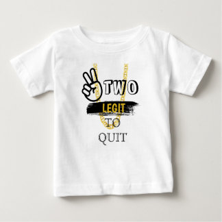 DEUX LEGIT À QUITTER T-shirt 2e anniversaire
