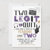 Deux legs pour quitter la deuxième invitation d'an (Devant)