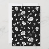 Deux Legs Pour Quitter Le Carte de remerciements P (Dos)