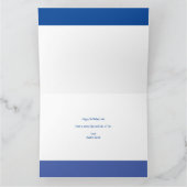 DEUX lettres photo Blue Boys 2e carte d'anniversai (Intérieur)