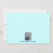 Deux libellules, cartes de Merci (Dos)