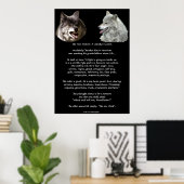 DEUX LOUPS CHEROKEE TALE Poster d'art (Bureau à domicile)