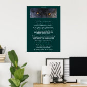 DEUX LOUPS CHEROKEE TALE Poster d'art (Bureau à domicile)