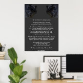 DEUX LOUPS CHEROKEE TALE Poster d'art (Bureau à domicile)