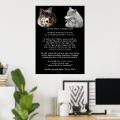 DEUX LOUPS CHEROKEE TALE Poster d'art (Bureau à domicile)