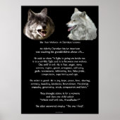 DEUX LOUPS CHEROKEE TALE Poster d'art (Devant)