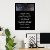 DEUX LOUPS CHEROKEE TALE Poster d'art (Bureau à domicile)