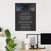 DEUX LOUPS CHEROKEE TALE Poster d'art (Bureau à domicile)