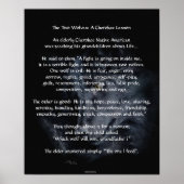 DEUX LOUPS CHEROKEE TALE Poster d'art (Devant)