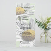 Deux marguerites à Sunshine Wedding Programme (Debout devant)