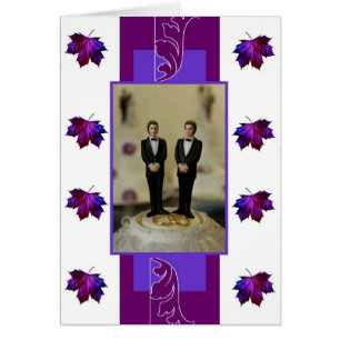 Deux mariés, thème pourpre