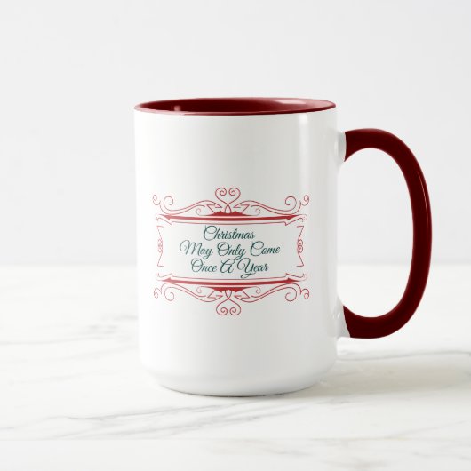 Deux messages Christmas Mug (Droite)