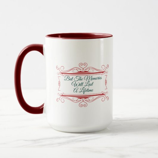 Deux messages Christmas Mug (Gauche)