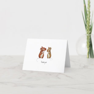 Deux Mètres de Carte de remerciements