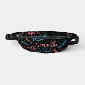 Deux noms couples motif monogramme bleu rose clair (Recto)