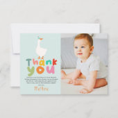 Deux oies sottes 2e Carte de remerciements photo d (Devant)