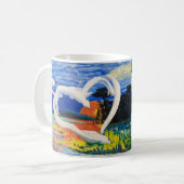 Deux Oiseaux Concept Mug (Devant gauche)