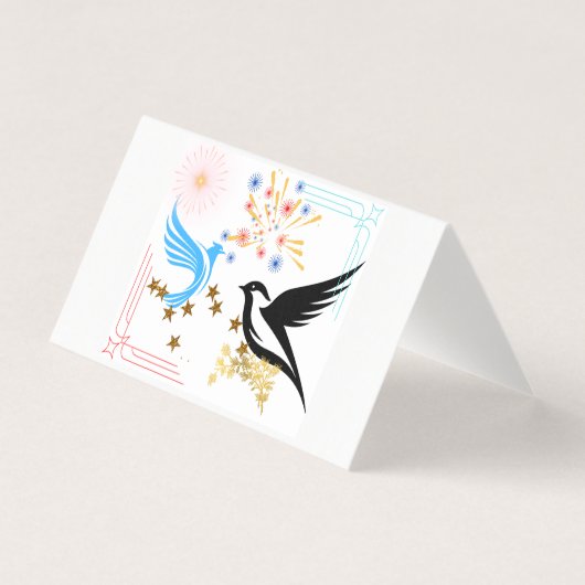 Deux oiseaux majestueux (Front)