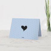 Deux oiseaux parfaits ensemble Carte Fiançailles (Dos)