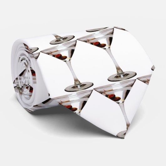 Deux olieve la cravate de martini (Roulé)