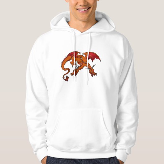 Deux ont dirigé le sweat - shirt à capuche de (Devant)
