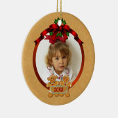 Deux Ornement Visite Gingerbread Enfants (Droite)