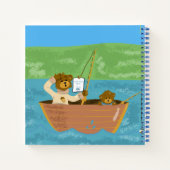 Deux ours bruns de pêche Journal d'été pour enfant (Dos)