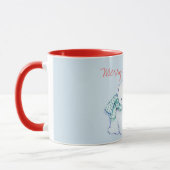Deux ours polaires Joyeuse Mug de Noël (Gauche)