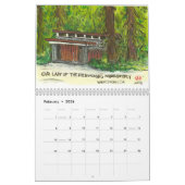 Deux page, milieu, calendrier blanc (Feb 2026)