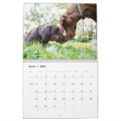 Deux page, milieu, calendrier blanc (Mar 2026)