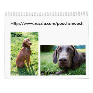 Deux page, milieu, calendrier blanc