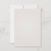 Deux Palmes - faire-part de mariage de plage vert (Dos)