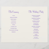 Deux papillons violet graphique programme de maria (Dos)