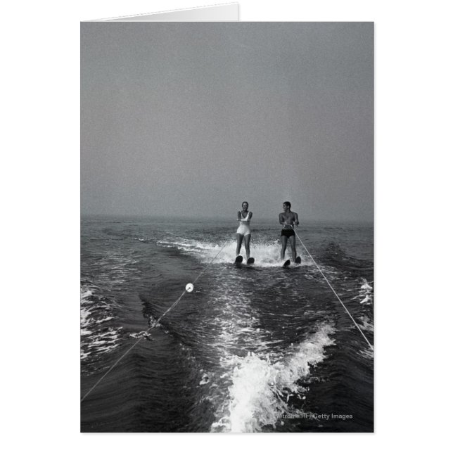 Deux personnes ski nautique (Devant)