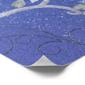 Deux petites affiches de hibou blanc (Coin)