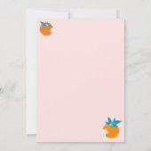 Deux petites cuties Twins Baby shower Invitation (Dos)