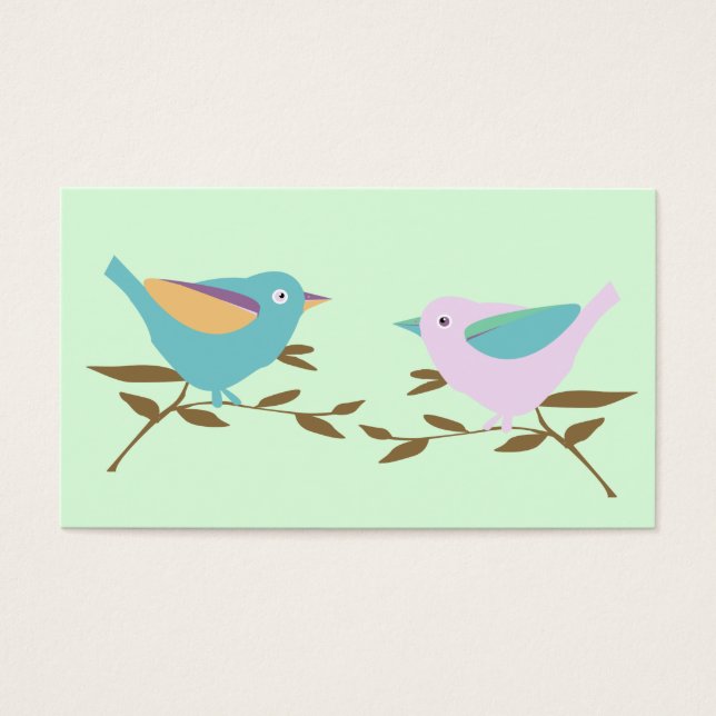 Deux petits oiseaux (Devant)