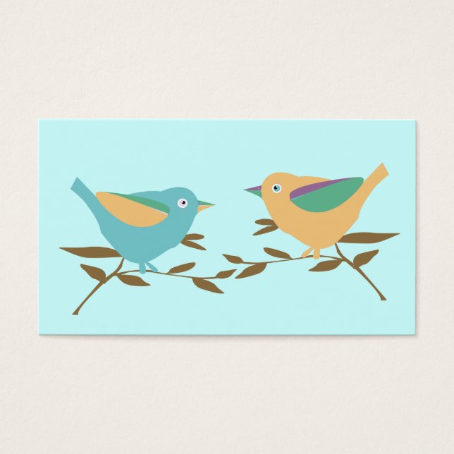 Deux petits oiseaux (Devant)