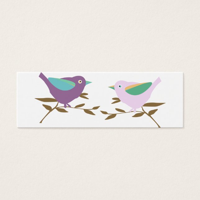 Deux petits oiseaux (Devant)