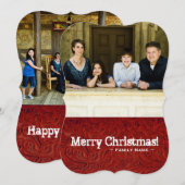 Deux Photo Précédent Rouge Levier Look Carte de va (Devant / Derrière)