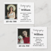 Deux photographes Carte de visite (Devant / Derrière)