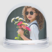 Deux photos de famille Customisées Snow Globe (Avant)