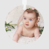 Deux photos d'élégants flocons de neige de Noël (dos)