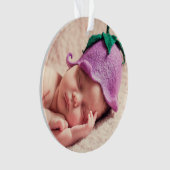 Deux photos Ornement de vacances en famille (devant)