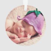 Deux photos Ornement de vacances en famille (dos)