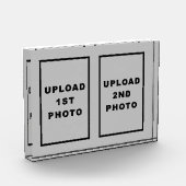 Deux photos sur le bloc photo rectangle gris (Gauche)