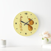 Deux poires ~ Horloge botanique ~ Cuisine ~ N'impo (Maison)