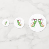 Deux Pois Dans Pod Twins Table Confetti (Derrière)
