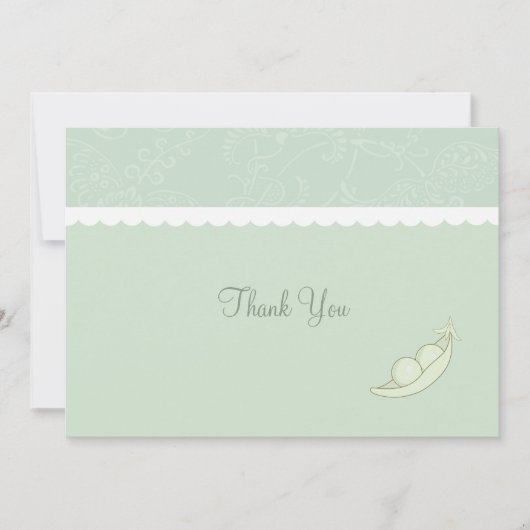 Deux pois dans un Merci de cosse (Devant)