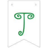 Deux pois dans une cosse jumelle la bannière (Premier drapeau)